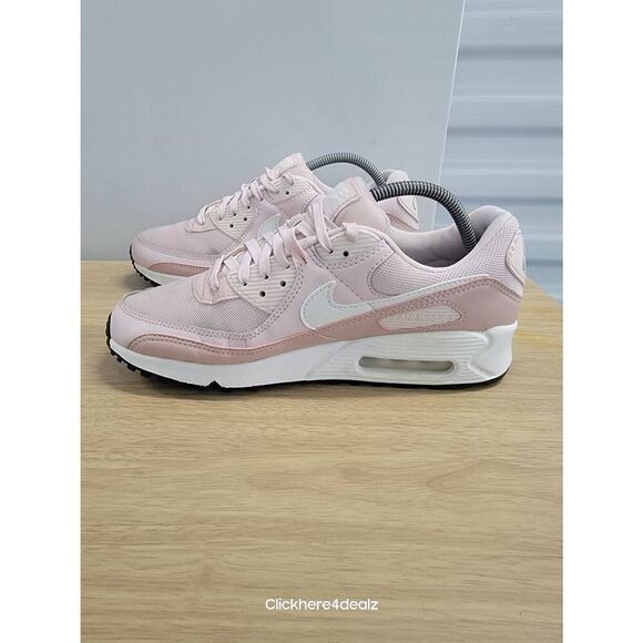 Nike Air Max 90 Pink Barely Rose Women's Running Shoes Size 10 - Picture 2 of 6